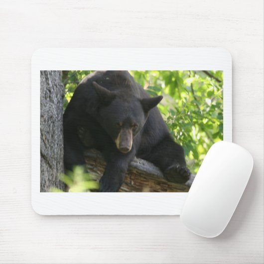 zwart beer muismat (Met muis)