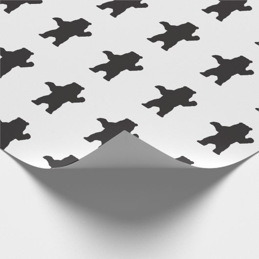 Zwart Beer omlooppapier Cadeaupapier (Hoek)