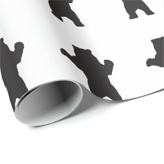 Zwart Beer omlooppapier Cadeaupapier (Rol Hoek)