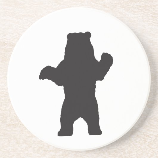 Zwart Beer Onderzetter (Voorkant)