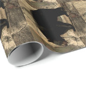 Zwart Beer (origineel kunstwerk) Cadeaupapier (Rol Hoek)