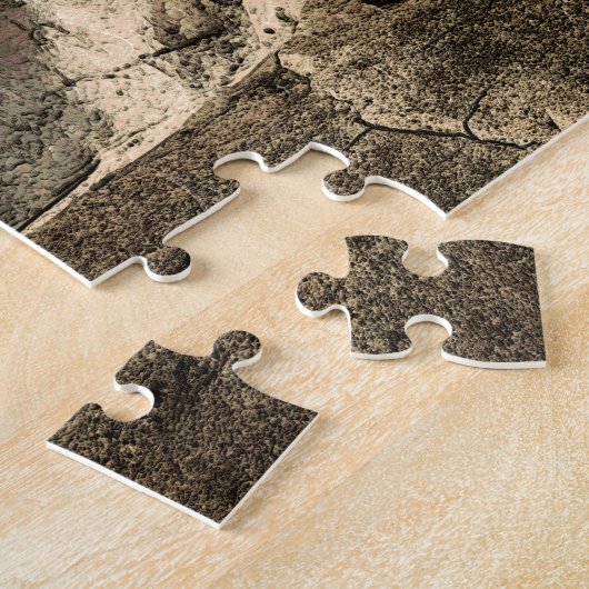 Zwart Beer (origineel kunstwerk) Legpuzzel (Zijkant)