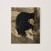 Zwart Beer (origineel kunstwerk) Legpuzzel (Verticaal)