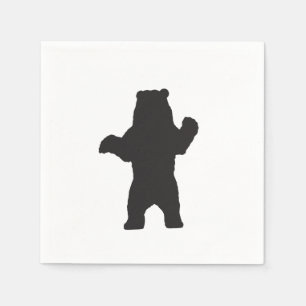 Zwart Beer Papier Servet