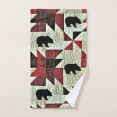 Zwart Beer Quilt Bad Handdoek (Handdoek)