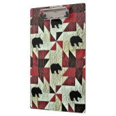 Zwart Beer Quilt Klembord (Links)