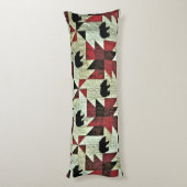 Zwart Beer Quilt Lichaamskussen (Achterkant (Verticaal))