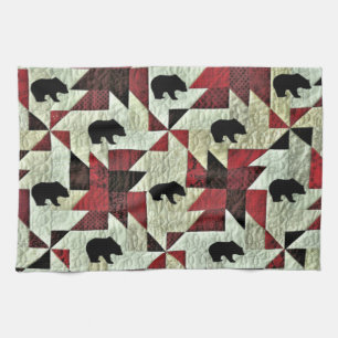 Zwart Beer Quilt Theedoek