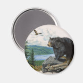 Zwart Beer Ridge Magneet (Voorkant / Achterkant)