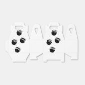 Zwart Beer schilderafdrukken Bedankdoosjes (Uitgevouwen)