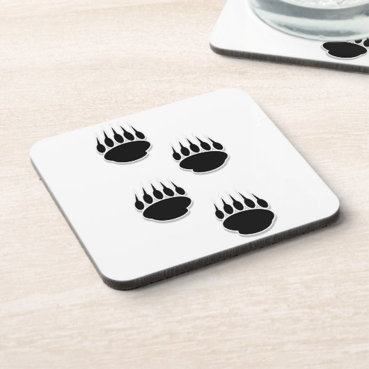 Zwart Beer schilderafdrukken Bier Onderzetter (Linkerzijde)