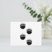 Zwart Beer schilderafdrukken Briefkaart (Staand voorkant)