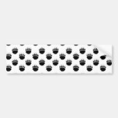 Zwart Beer schilderafdrukken Bumpersticker (Voorkant)