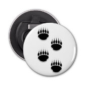 Zwart Beer schilderafdrukken Button Flesopener (Voorkant)