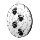 Zwart Beer schilderafdrukken Dartbord (Voorkant Rechts)