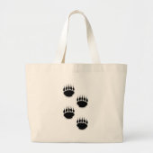 Zwart Beer schilderafdrukken Grote Tote Bag (Voorkant)