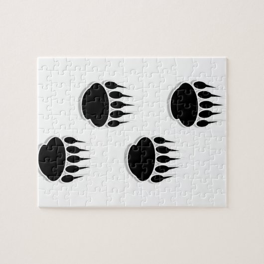 Zwart Beer schilderafdrukken Legpuzzel (Horizontaal)