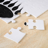 Zwart Beer schilderafdrukken Legpuzzel (Zijkant)