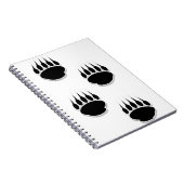 Zwart Beer schilderafdrukken Notitieboek (Rechterzijde)