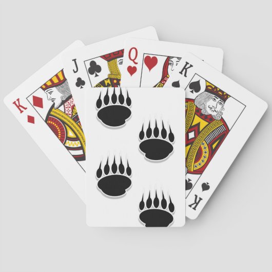 Zwart Beer schilderafdrukken Pokerkaarten (Achterkant)