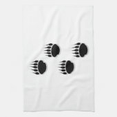 Zwart Beer schilderafdrukken Theedoek (Verticaal)