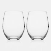 Zwart Beer schilderafdrukken Wijnglas Zonder Voet (Links)