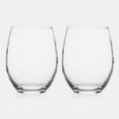 Zwart Beer schilderafdrukken Wijnglas Zonder Voet (Rechts)