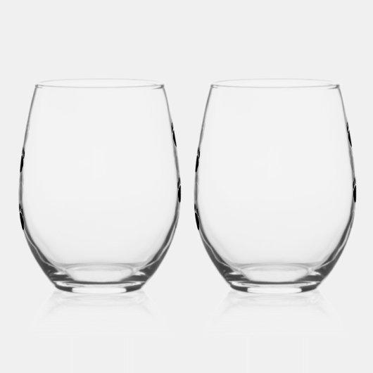 Zwart Beer schilderafdrukken Wijnglas Zonder Voet (Rechts)