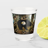 Zwart Beer Shot Glas (Voorkant)