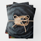 Zwart Beer Silhouette Inpakpapier Vel (In situ)