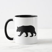 Zwart Beer Silhouette Mok (Links)