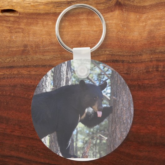 Zwart Beer Sleutelhanger (Voorkant)