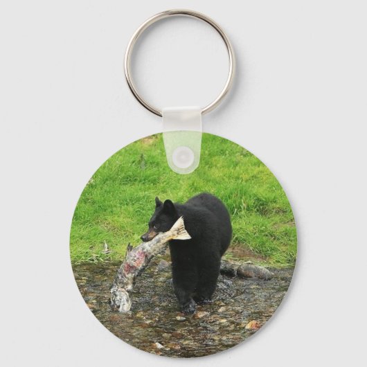 Zwart Beer Sleutelhanger (Voorkant)