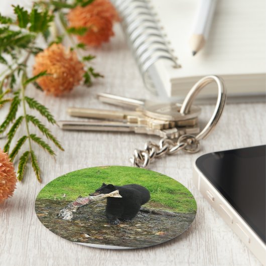 Zwart Beer Sleutelhanger (Zijkant)