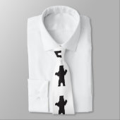 Zwart Beer Stropdas (Gebonden)