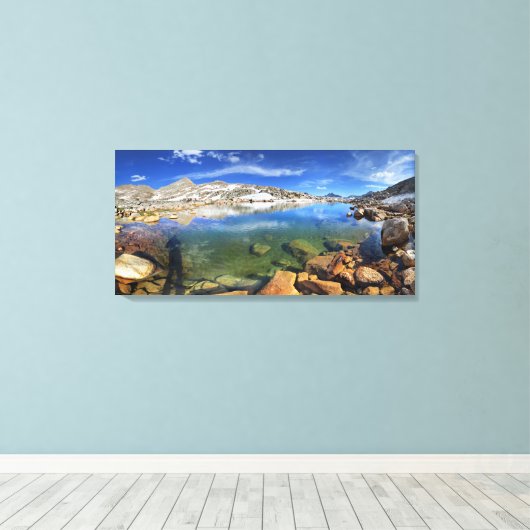 Zwart Beer Tarn - Sierra Canvas Afdruk (Insitu (Houten vloer))