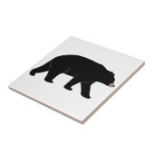 Zwart Beer Tegeltje (Zijkant)