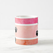 Zwart Beer verf afdrukken Retrofontwerp Koffiemok (Center)