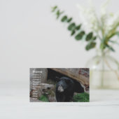 Zwart Beer Visitekaartje (Staand voorkant)