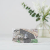 Zwart Beer Visitekaartje (Staand voorkant)