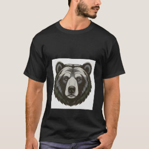 Zwart Beer Wildernis Wildlife T-shirt