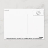 ZWART BEER Wildlife Briefkaarten (Achterkant)