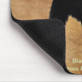 Zwart Beer Wildlife Supporter Mousepad Muismat (Hoek)