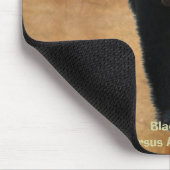 Zwart Beer Wildlife Supporter Mousepad Muismat (Hoek)