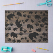 Zwart Beer zwarte Beren Tissuepapier (Craft)