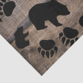 Zwart Beer zwarte Beren Tissuepapier (Detail)