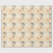Zwart & Beige Abstract Cadeaupapier (Vlak)