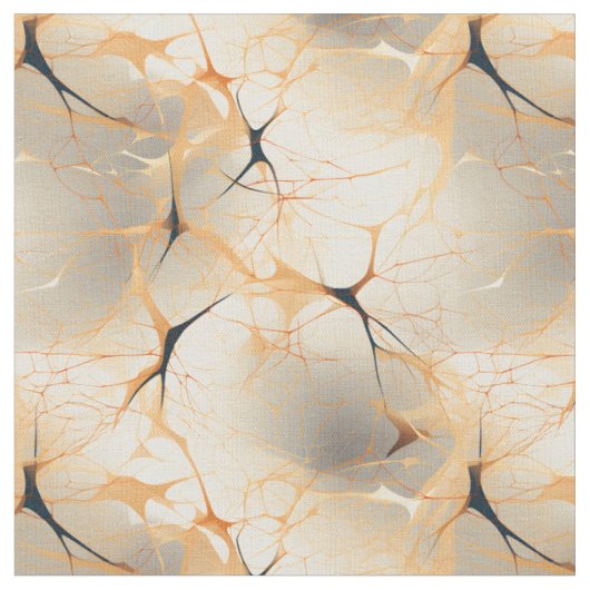 Zwart & Beige Abstract Stof (Close Up)