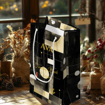 Zwart & beige geometrische tijdloze elegantie kuns