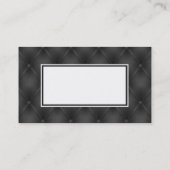 zwart bekleed weefsel visitekaartje (Achterkant)